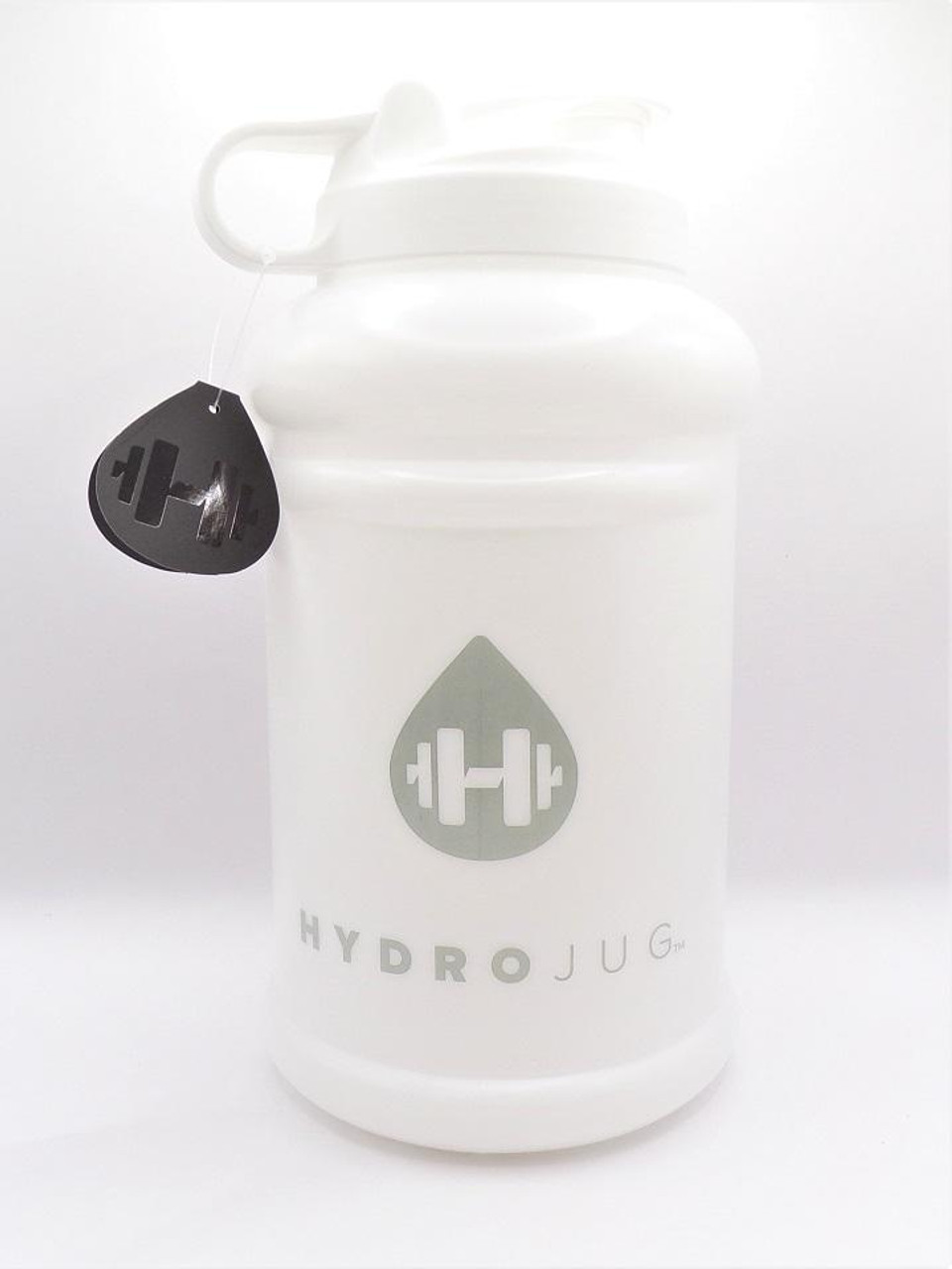 HydroJug, Straw, White