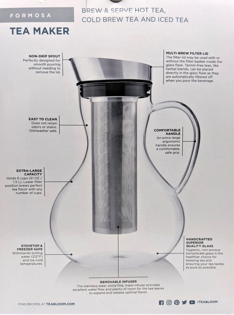 Teabloom Perfect Brew - Hot & Cold All-Brew Beverage Maker