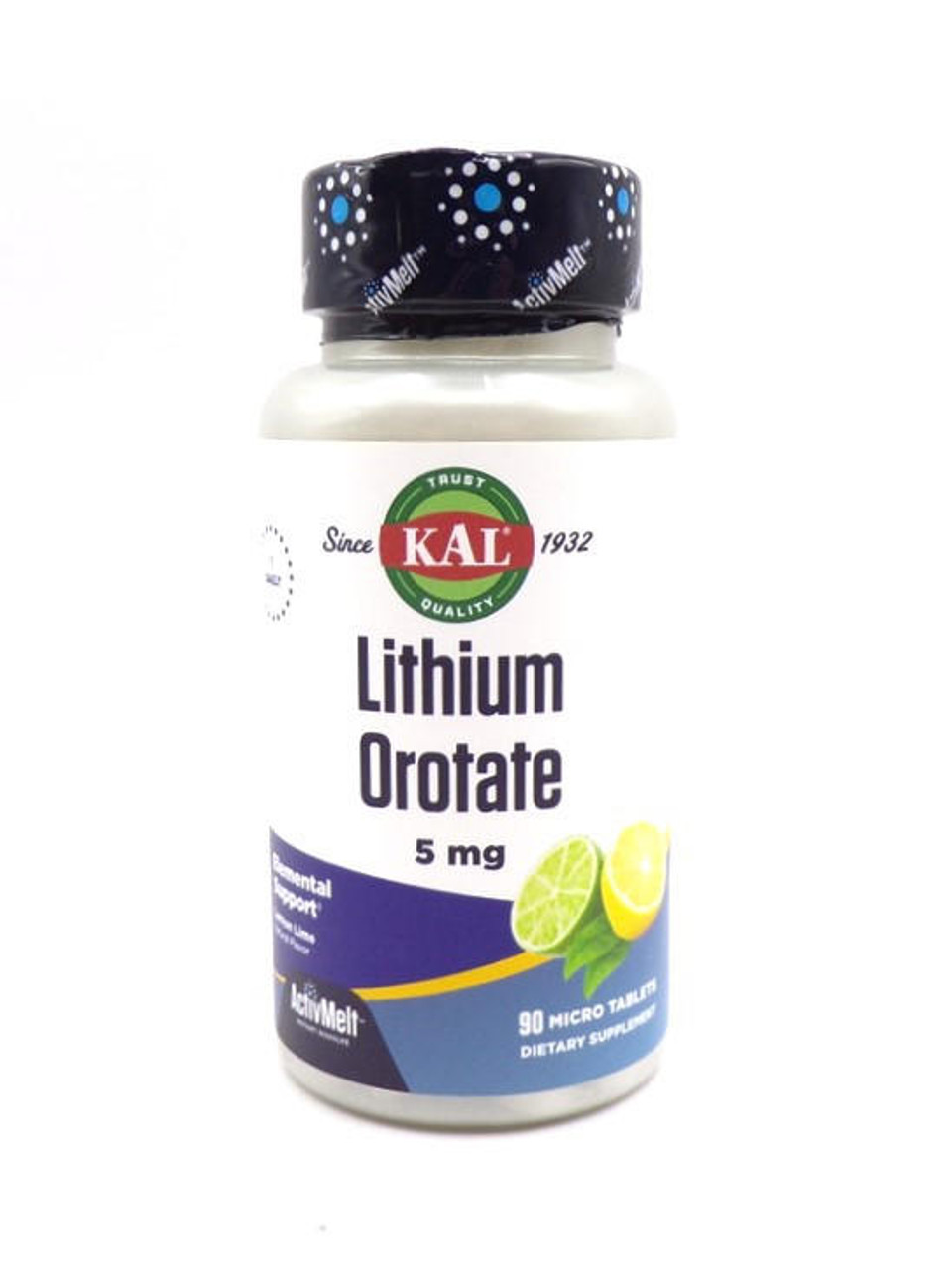 新品未開封　KAL Lithium Orotate 5mg 5本リチウム Amazon.com: KAL Lithium Orotate 5mg, Low Dose Lithium