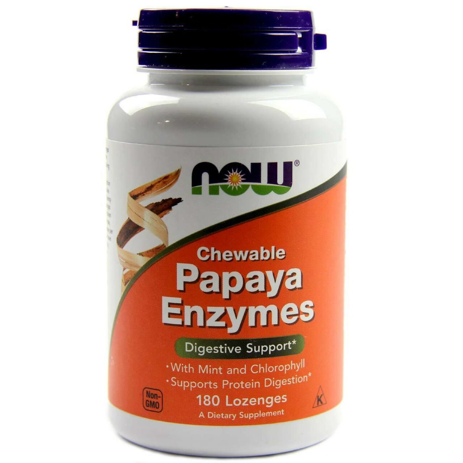 NOW Papaya Enzyme Chewable 180 Tabs Ullman's Health Store Berkley, MI