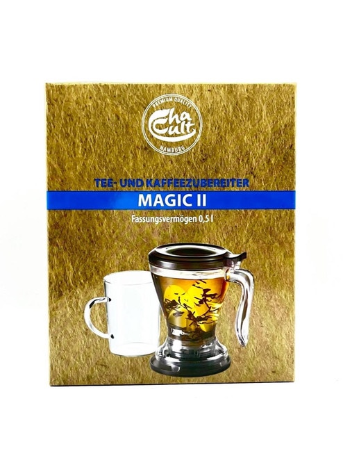 Cha Cult – Teamaker “Magic II” – 0.5L / 18oz – Automatic Cup‑Release Tea Maker