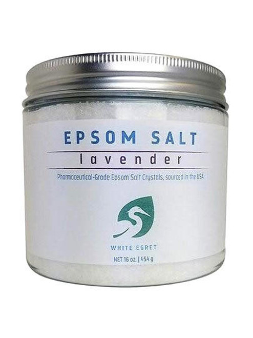 White Egret Epsom Salt Lavender 16oz 