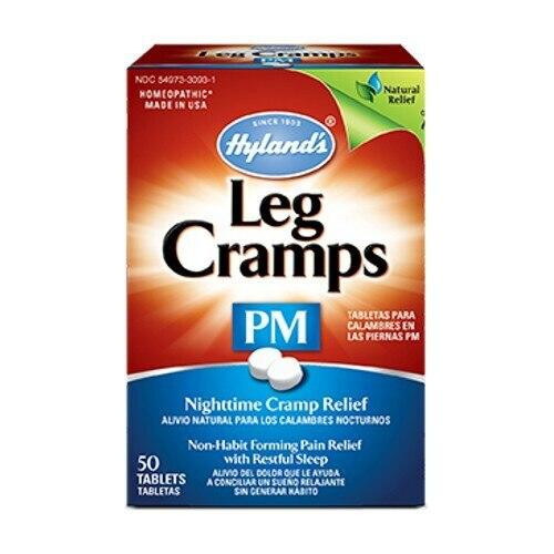 Hyland’s - Leg Cramps PM – Nighttime Relief for Leg, Foot & Toe Cramps with Sleep Support - 50 Tablets