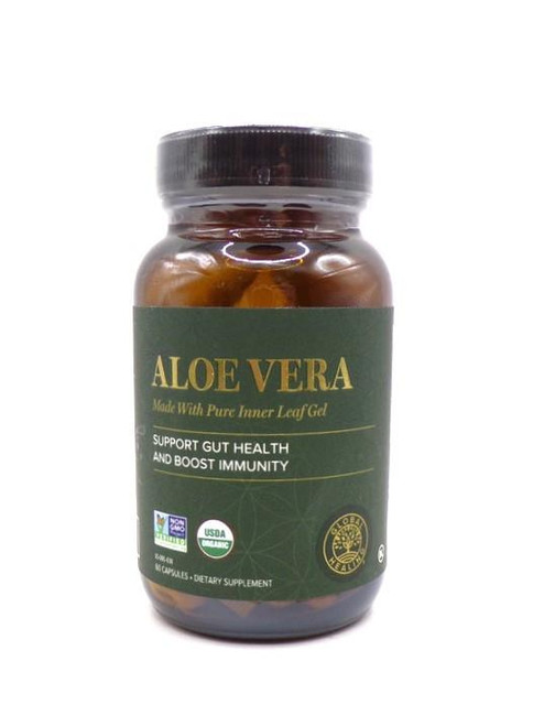 Global Healing Center Aloe Vera 180mg. 60ct. 