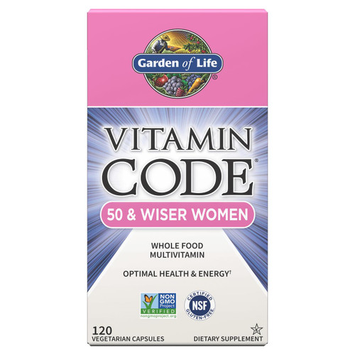 Garden Of Life Vitamin Code Wiser Women 50 Multivitamin, 120ct