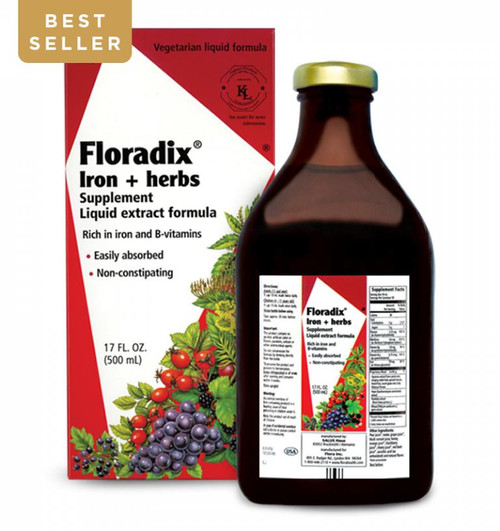 Flora Health Floradix Iron And Herbs 17 Oz