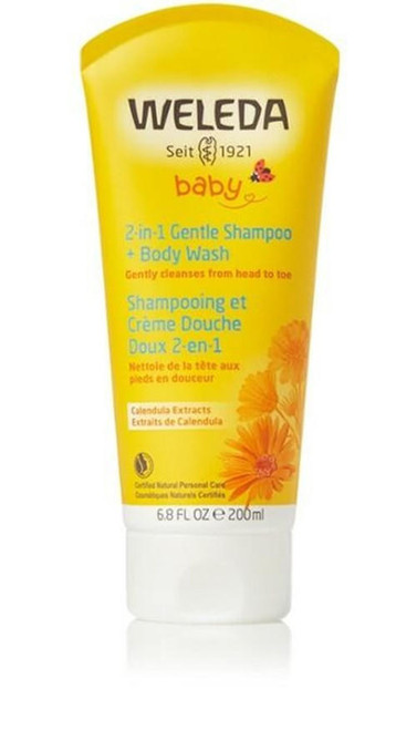 Weleda 2-in-1 Gentle Baby Shampoo+Body Wash 6.8oz 