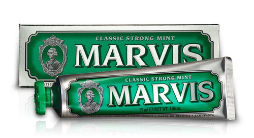 Marvis – Classic Strong Mint Toothpaste – Whitening, Fresh Breath & Premium Italian Formula – 75ml