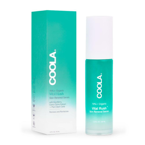 COOLA – Vital Rush Skin Renewal Face Serum – Lightweight, Nutrient‑Rich Hydration – 1oz