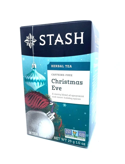Stash Tea – Christmas Eve – Caffeine‑Free Herbal Tea Blend – 18 Bags