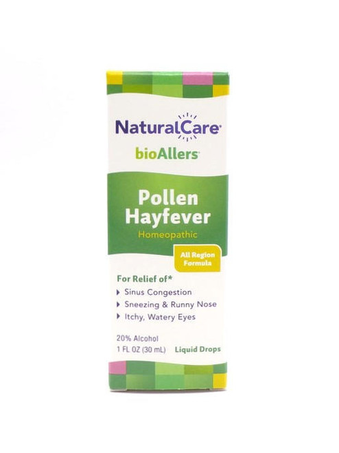 Natural Care – bioAllers Pollen & Hayfever – Homeopathic Allergy Help – 1 fl oz (30 ml)