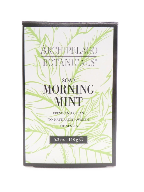 Archipelago Botanicals Morning Mint Bar Soap - 5.2oz  Archipelago Botanicals Morning Mint Bar Soap - 5.2oz