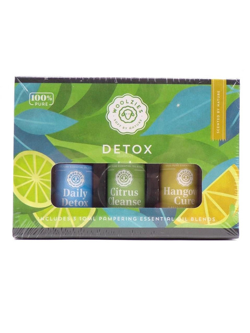 Woolzies The Detox Collection essential oil blends 3x10 ml 
