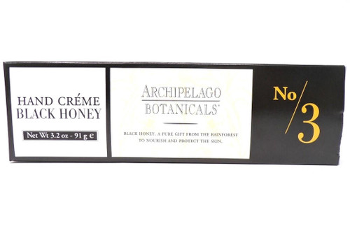 Archipelago Botanicals - Black Honey Hand Crème - Silky Moisture with Botanical Extracts - 3.2oz