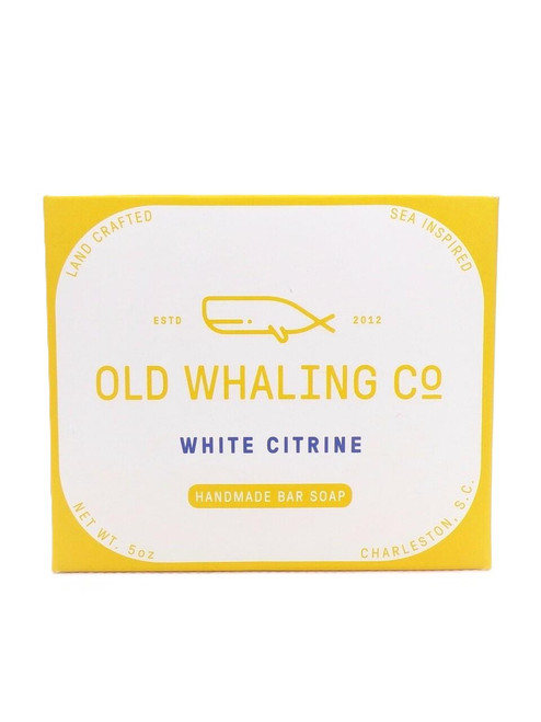 Old Whaling Company White Citrine Bar Soap 5oz.  Old Whaling Company White Citrine Bar Soap 5oz.