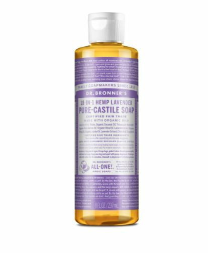 Dr. Bronner’s – Lavender Pure‑Castile Liquid Soap – Calming Organic Multi‑Purpose Cleanser – 8oz