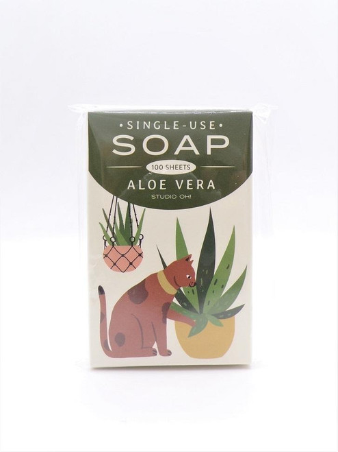 Studio Oh Aloe Vera Single Use Soap Sheets 100ct