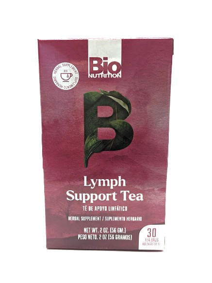 Bio Nutrition – Lymph Support Tea – 30 Bags – Herbal Lymphatic Wellness Blend
