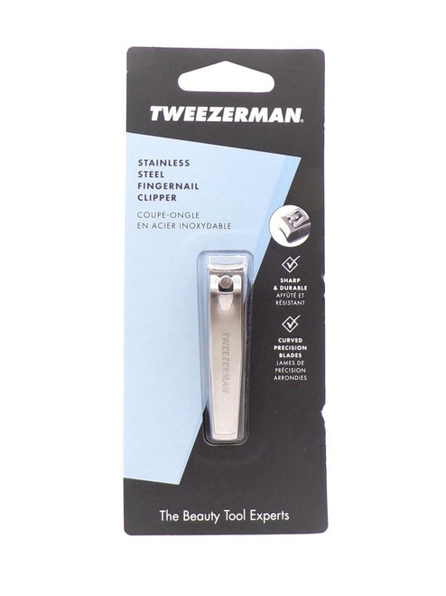 TweezerMan Fingernail Clipper, Stainless Steel 