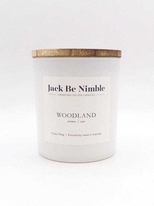 JackBe Nimble Candles Woodland 5.5 oz Soy Candle