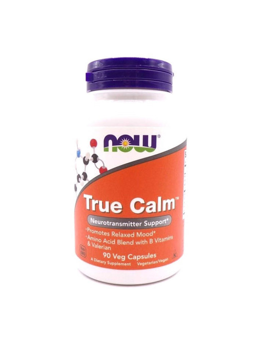 NOW Foods – True Calm – Neurotransmitter Support for Relaxed Mood – 90 Veg Capsules