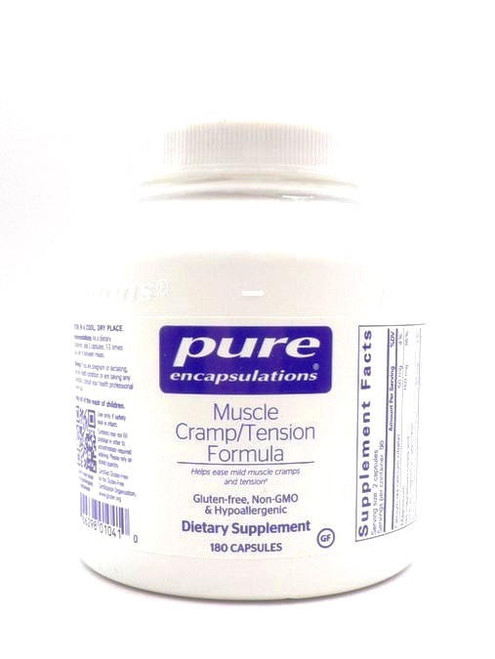 Pure Encapsulations – Muscle Cramp/Tension Formula – Electrolyte & Herbal Blend – 180 Capsules