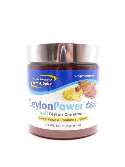 North American Herb & Spice Ceylon Power Tea Cinnamon 3.5 oz 