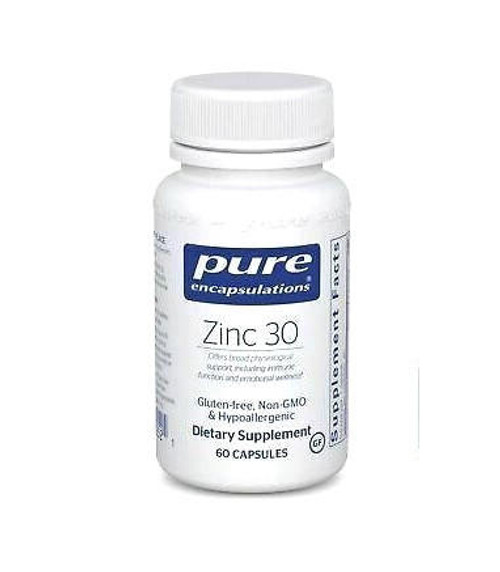Pure Encapsulations Zinc 30, 60ct. 