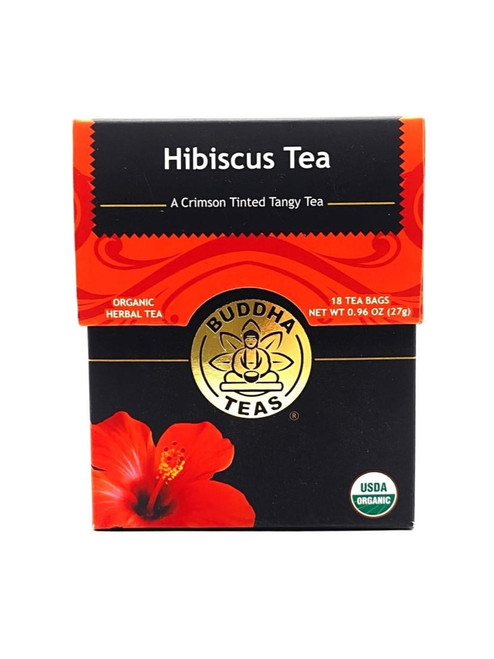 Buddha Teas Hibiscus Tea 18 Bags, Organic 