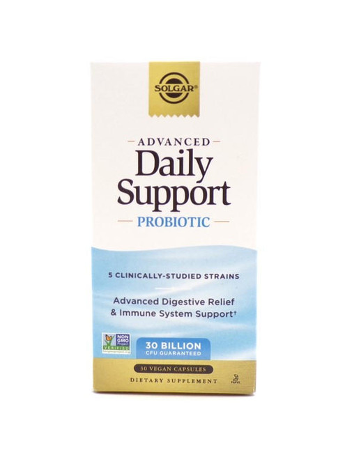 Solgar Advanced Daily Support Probiotics, 30 veg caps 