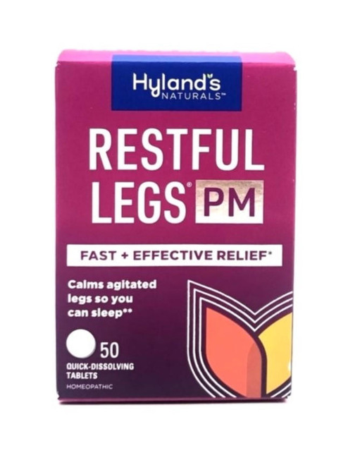 Hyland’s - Restful Legs PM – Nighttime Relief for Leg Discomfort & Sleeplessness - 50 Dissolving Tablets