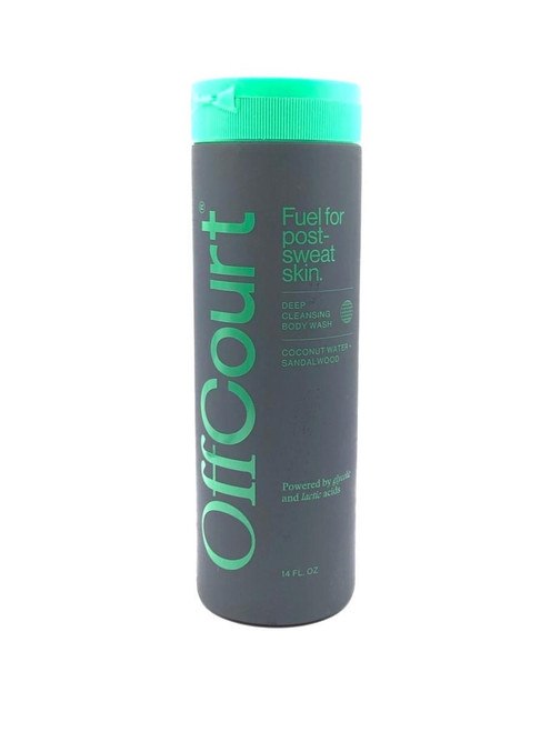 OffCourt Deep Cleansing Body Wash 14oz, Coconut+ Sandalwood 