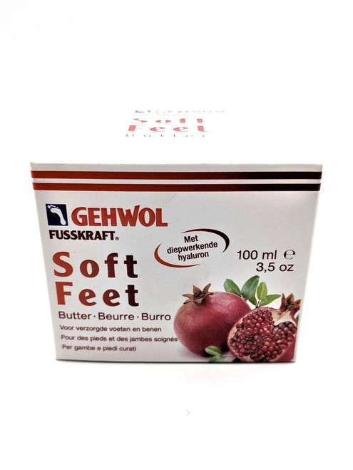 Gehwol – Soft Feet Nourishing Butter – Pomegranate & Moringa – Rich Hydrating Butter for Silky, Well‑Cared‑For Feet & Legs – 100ml / 3.5oz