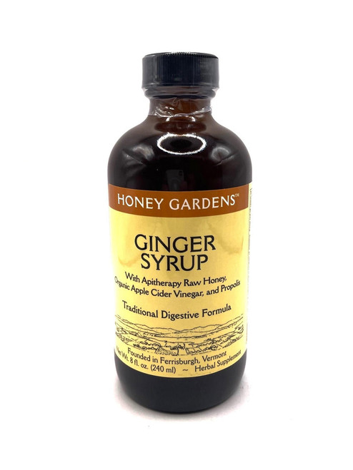 Honey Gardens – Ginger Syrup Digestive Formula – Gentle, Naturally Soothing Digestive Support – 8oz