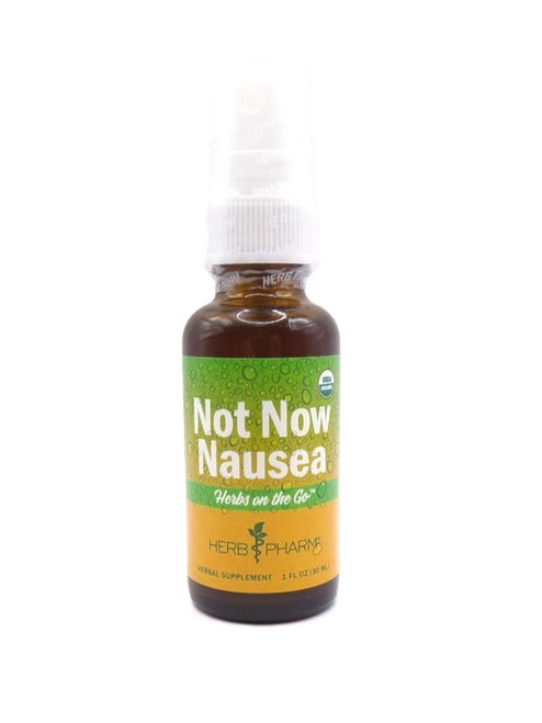 Herb Pharm - Not Now Nausea – Organic Liquid Herbal Extract for Occasional Nausea, Upset Stomach & Motion Discomfort - 1 fl oz