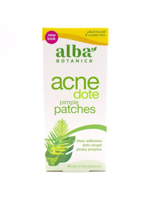 Alba Botanica – AcneDote Pimple Patches – Clear On‑The‑Spot Care – 40ct