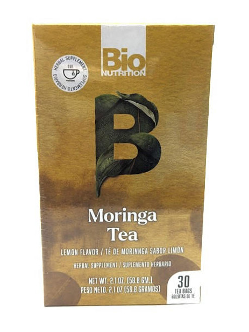 BIO Nutrition Moringa Lemon Flavored Tea, 30 Bags 
