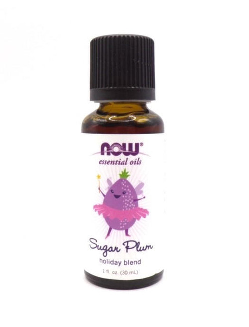 NOW Foods – Sugar Plum – Holiday Essential Oil Blend – Sweet & Spicy Aroma – 1oz