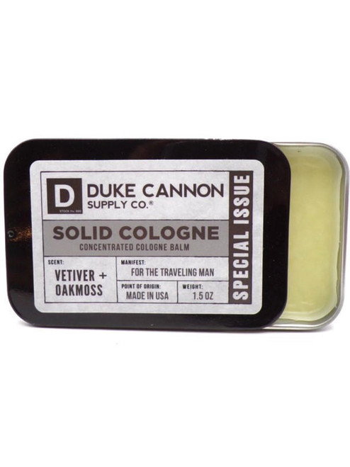 Duke Cannon – Solid Cologne – Vetiver Oakmoss – Fresh Air & Earthy Woods – 1.5oz