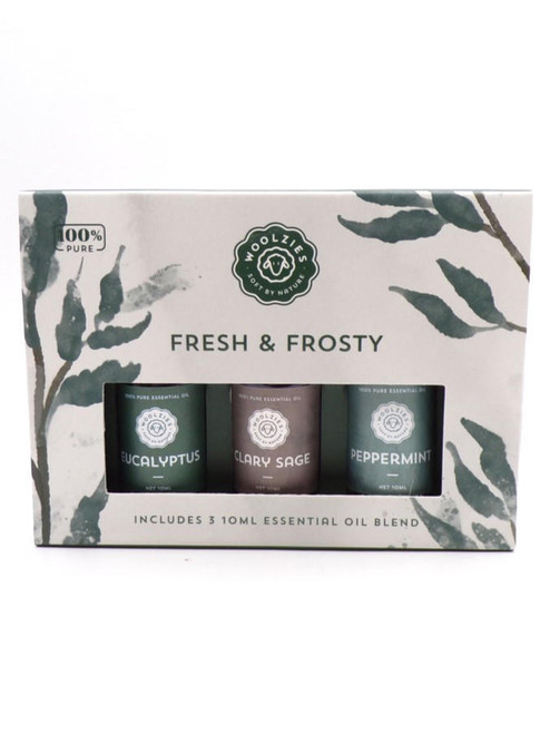 Woolzies Fresh & Frosty Collection Essential Oil Blends 3x10 ml 