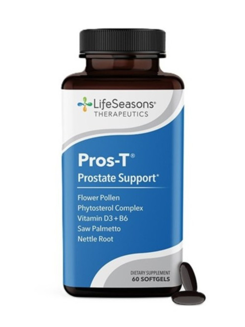 LifeSeasons Pros-T - Prostate Support - Supports a Healthy Prostate & Urinary Flow for Men - Dietary Supplement - 60 Capsules 
