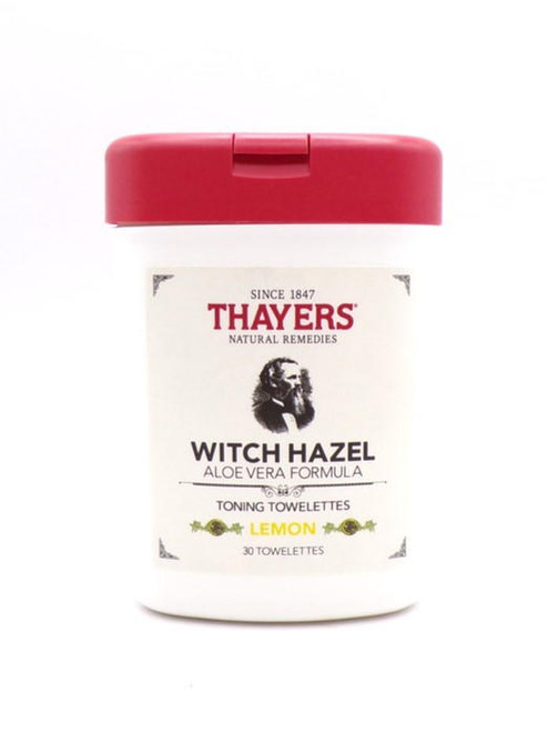 Thayers Witch Hazel Lemon 30 towelettes 