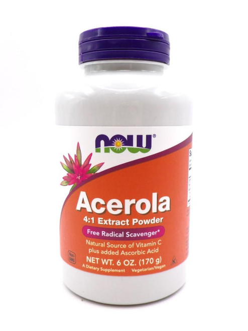 NOW Acerola 4:1 Exctract Powder 6oz 