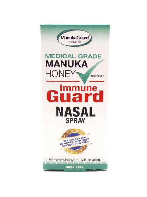 ManukaGuard – Immune Guard Nasal Spray – Cleansing & Moisturizing Formula – 40ml / 1.35oz