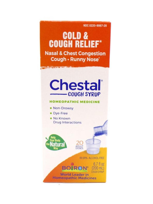 Boiron – Chestal Honey Cough Syrup – Homeopathic Multi‑Symptom Cold & Cough Relief – 6.7oz