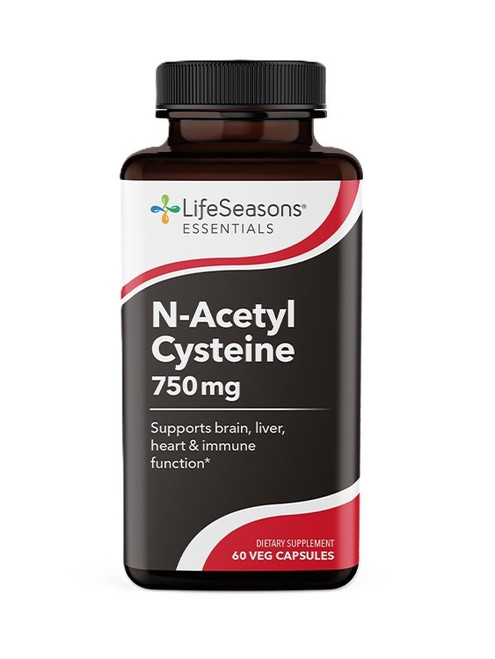 LifeSeasons N-Acetyl Cysteine - NAC - 750mg - 60 Capsules 