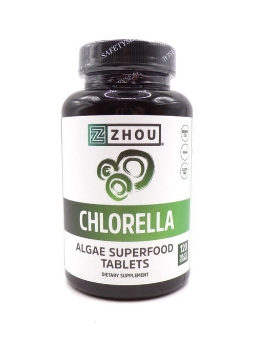 Zhou Nutrition Chlorella Algae Superfood 120 Tablets 