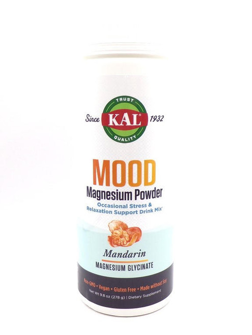 Kal Mood Magnesium Powder Mandarin 9.8oz 