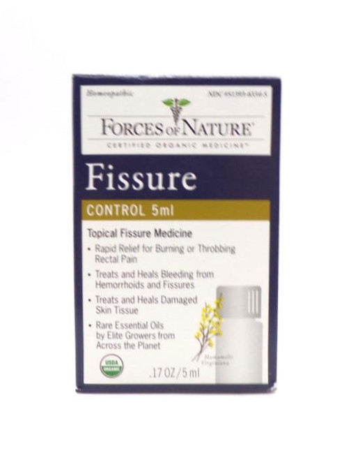 Forces of Nature - Fissure Control - 5ml Roll-On - Organic Fast-Acting Pain & Skin Repair Treatment