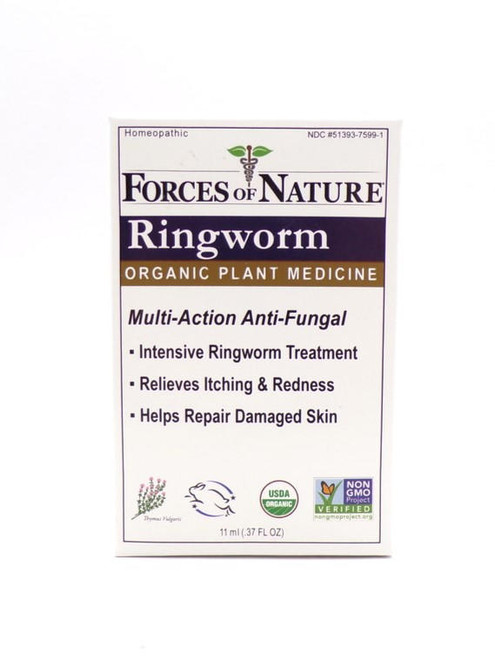 Forces of Nature - Ringworm - 11ml - Organic Antifungal Remedy for Scalp & Skin Infection